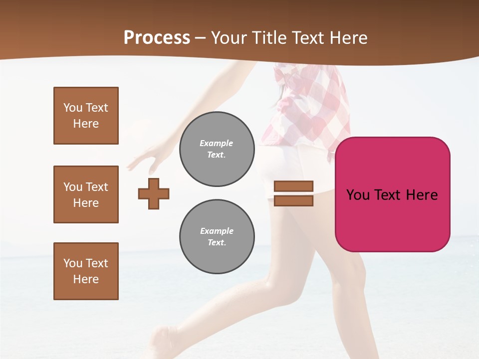 Splashing Sunglasses Sunshine PowerPoint Template