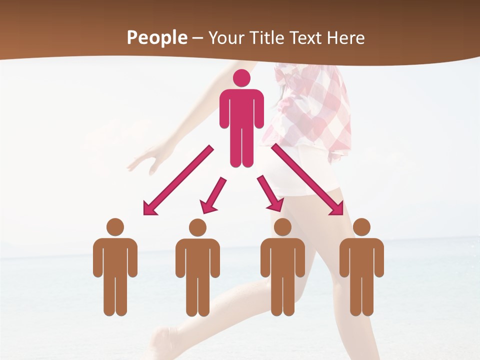 Splashing Sunglasses Sunshine PowerPoint Template