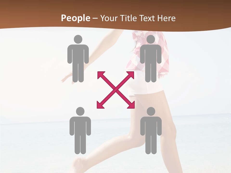 Splashing Sunglasses Sunshine PowerPoint Template