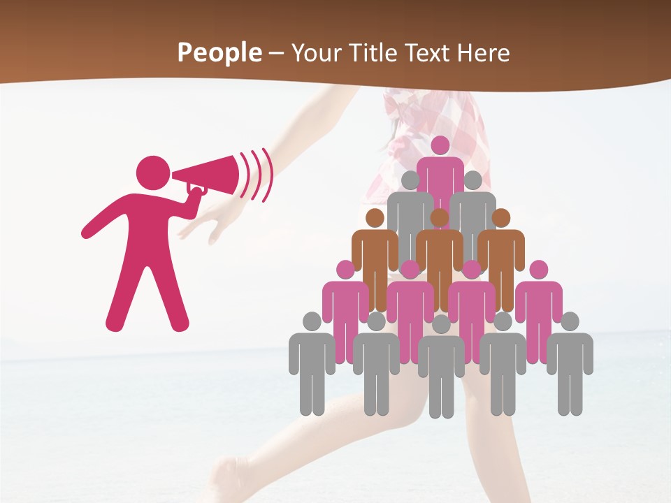 Splashing Sunglasses Sunshine PowerPoint Template