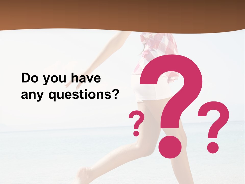 Splashing Sunglasses Sunshine PowerPoint Template