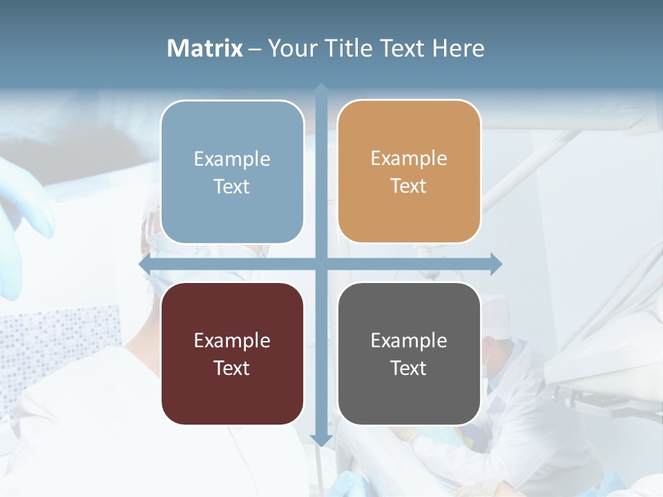 Bone Blue Periodontal PowerPoint Template