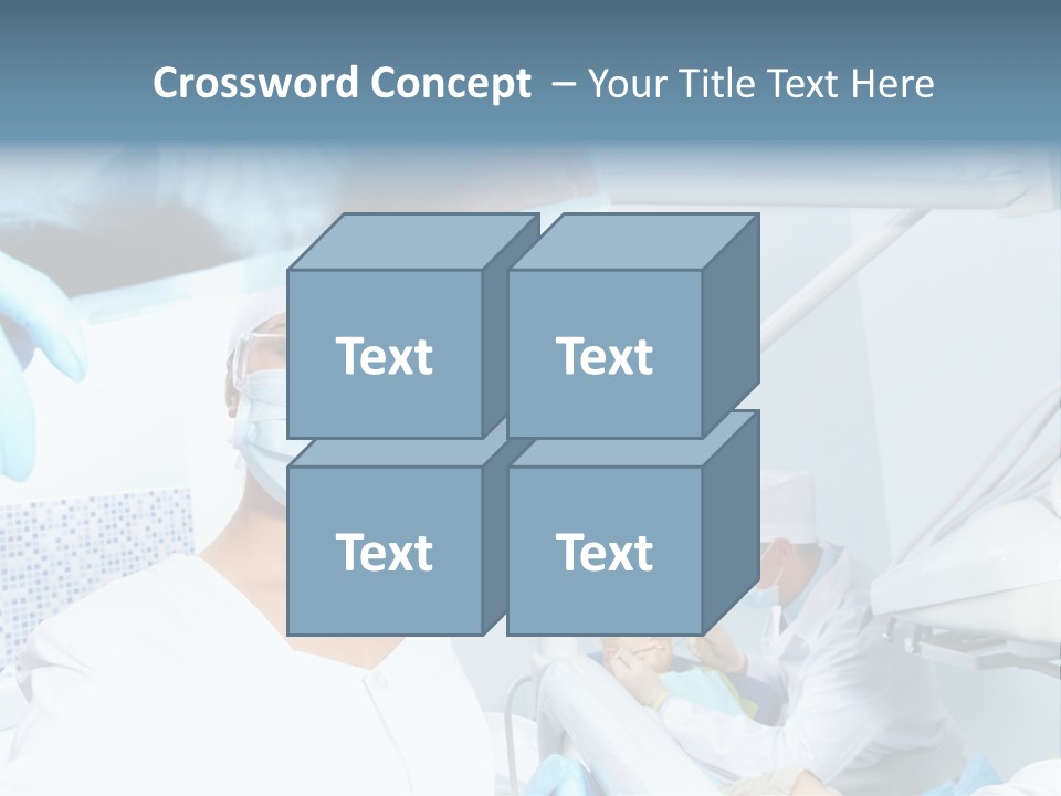 Bone Blue Periodontal PowerPoint Template