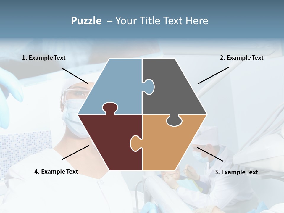 Bone Blue Periodontal PowerPoint Template