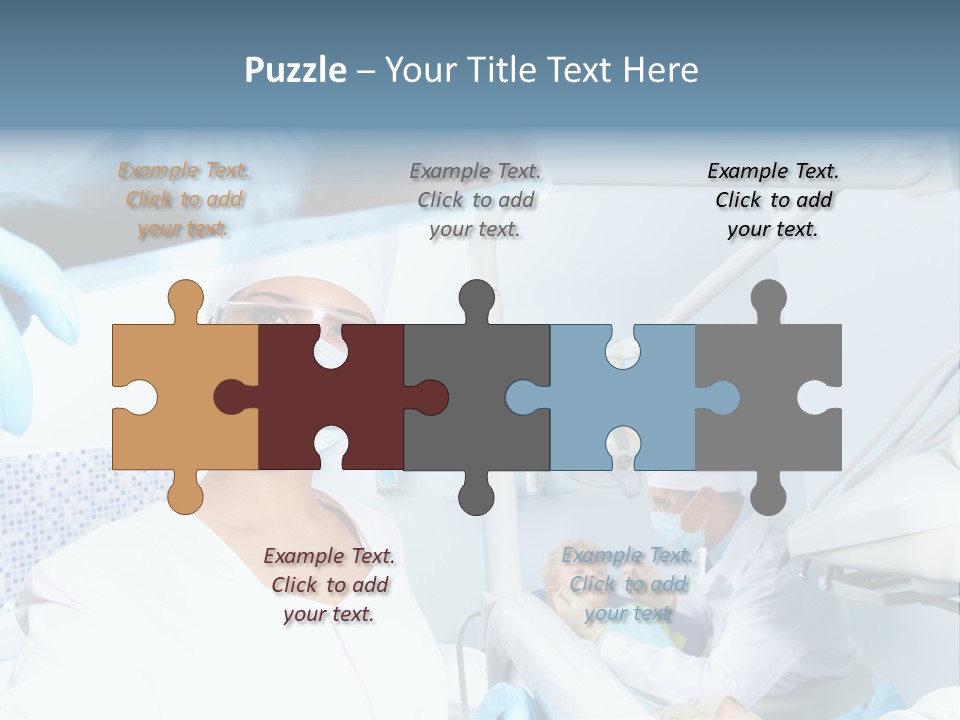 Bone Blue Periodontal PowerPoint Template
