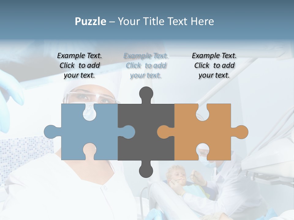 Bone Blue Periodontal PowerPoint Template