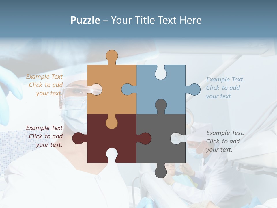 Bone Blue Periodontal PowerPoint Template