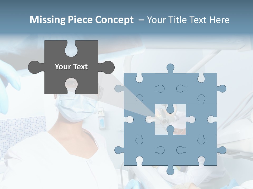 Bone Blue Periodontal PowerPoint Template