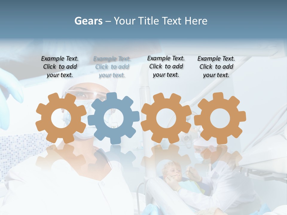Bone Blue Periodontal PowerPoint Template