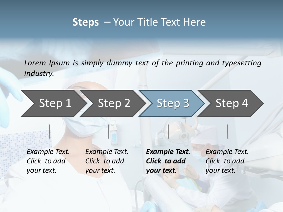 Bone Blue Periodontal PowerPoint Template