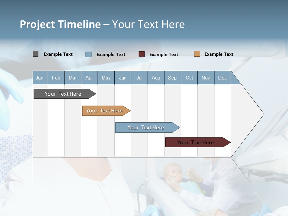 Bone Blue Periodontal PowerPoint Template