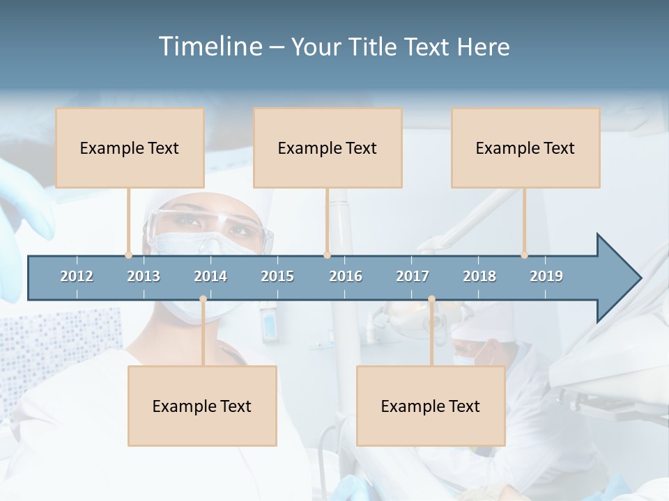 Bone Blue Periodontal PowerPoint Template
