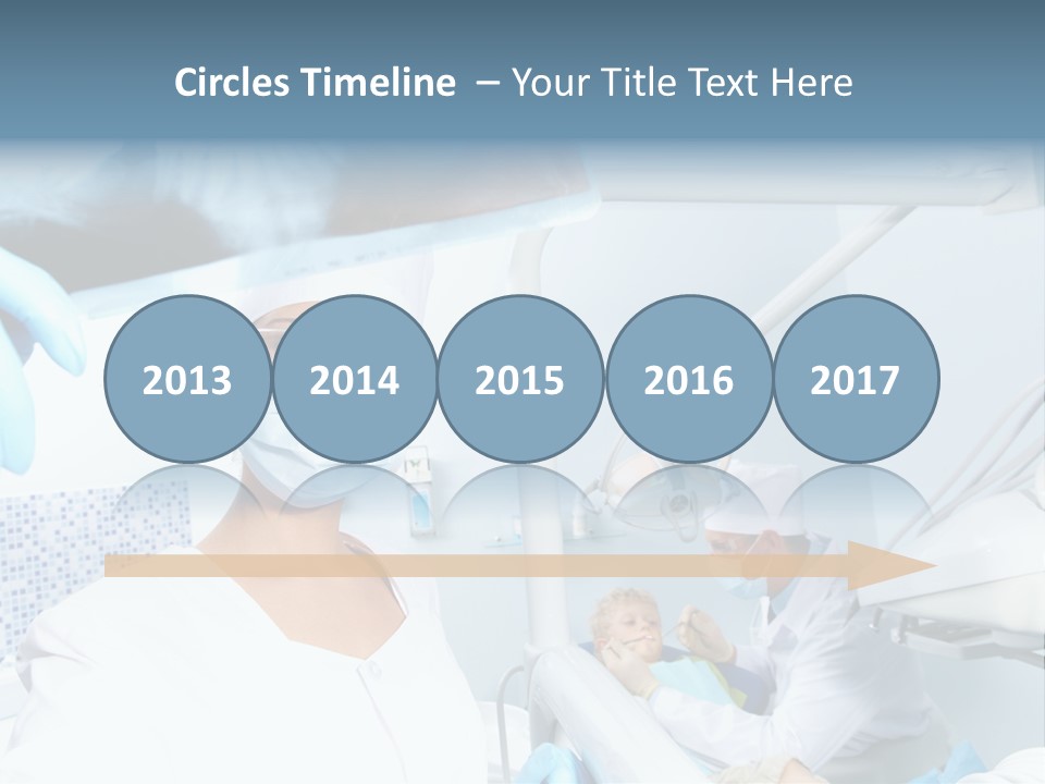 Bone Blue Periodontal PowerPoint Template