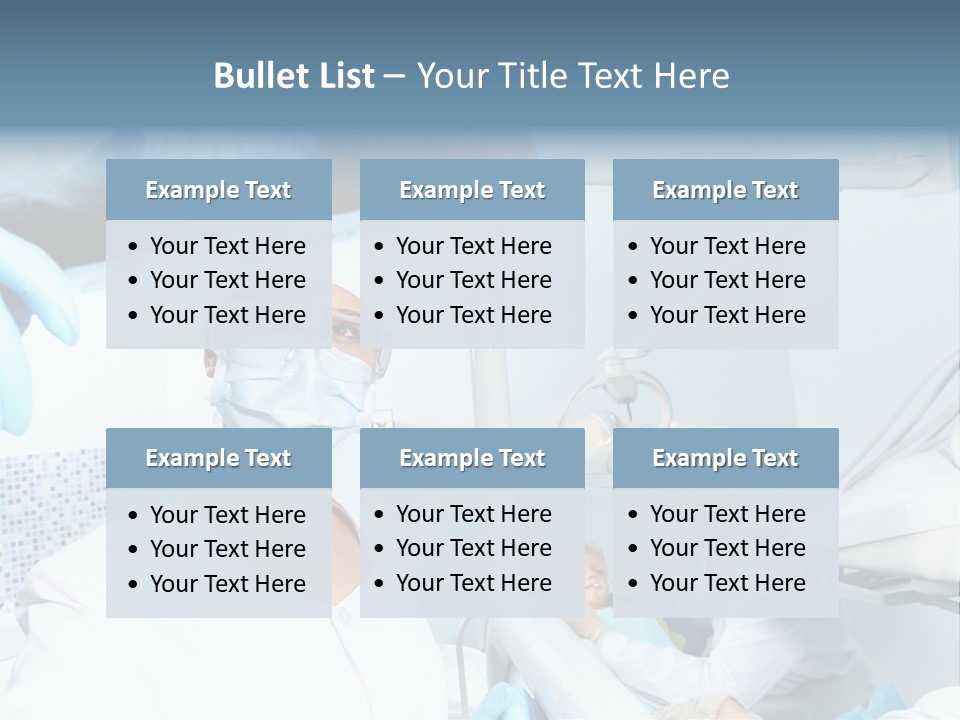 Bone Blue Periodontal PowerPoint Template