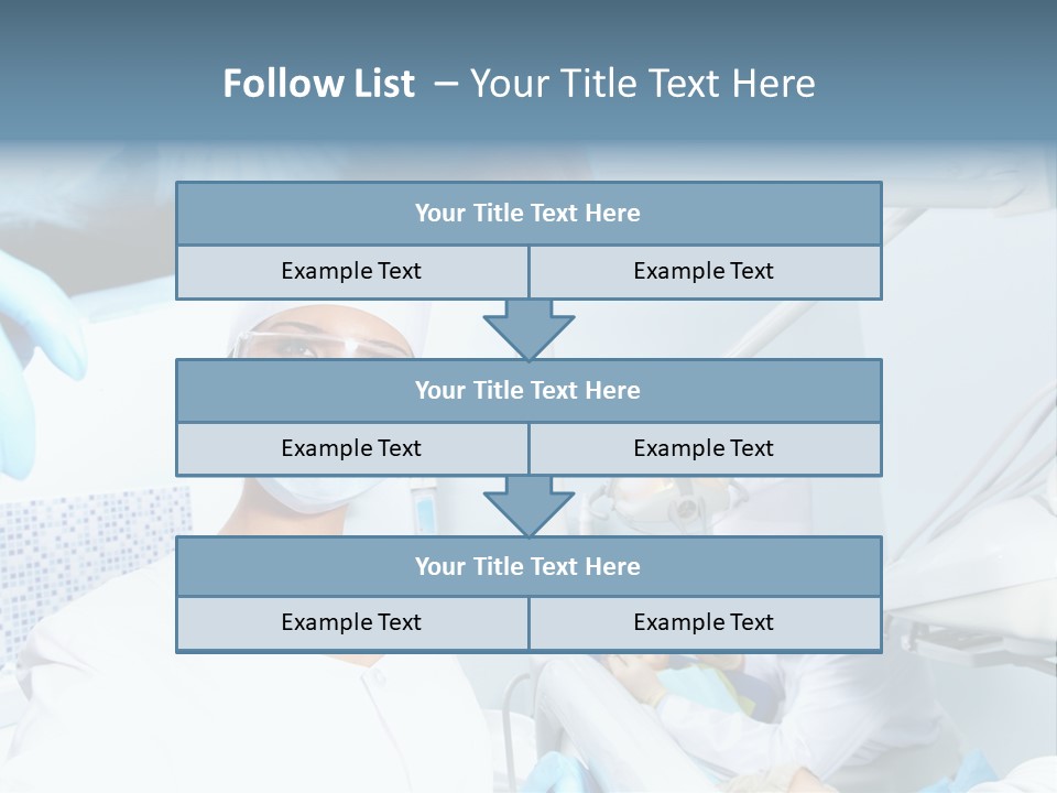 Bone Blue Periodontal PowerPoint Template