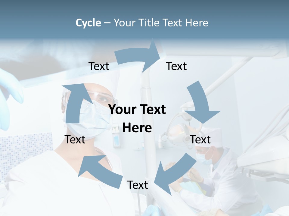 Bone Blue Periodontal PowerPoint Template