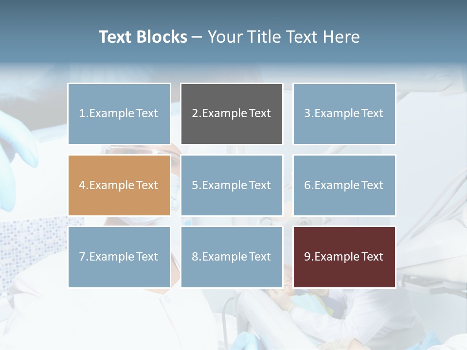 Bone Blue Periodontal PowerPoint Template