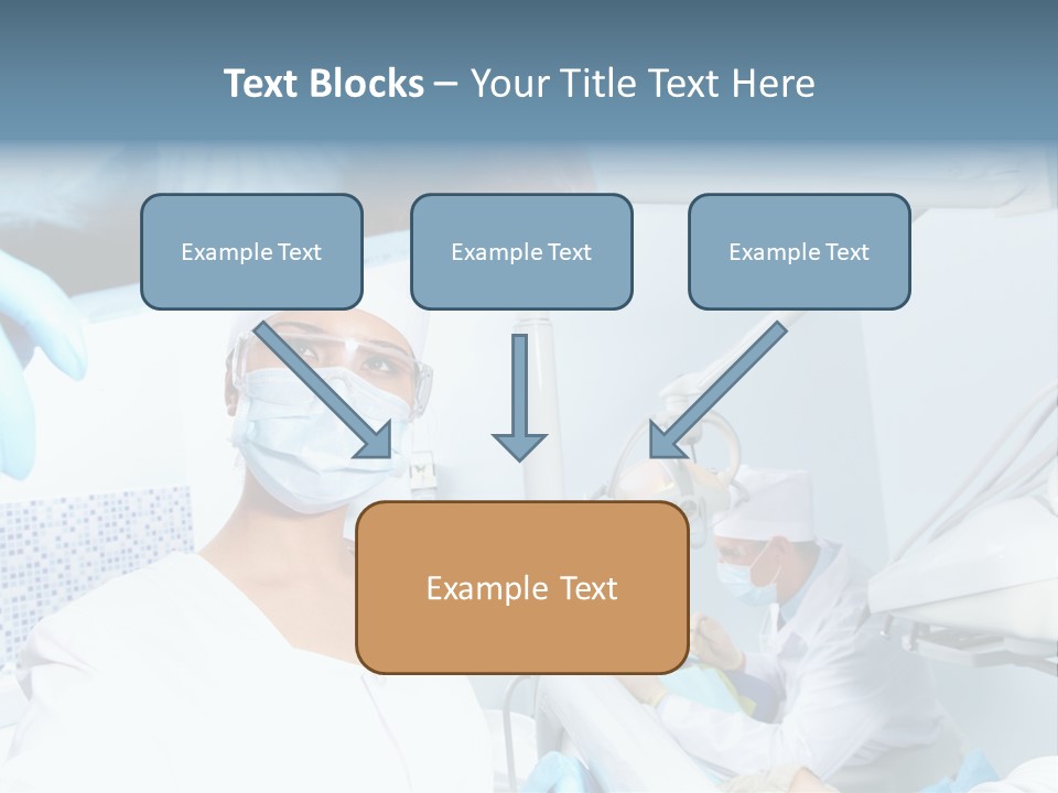 Bone Blue Periodontal PowerPoint Template