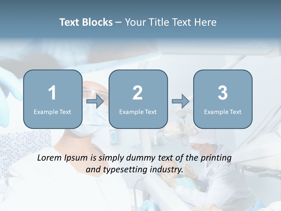 Bone Blue Periodontal PowerPoint Template