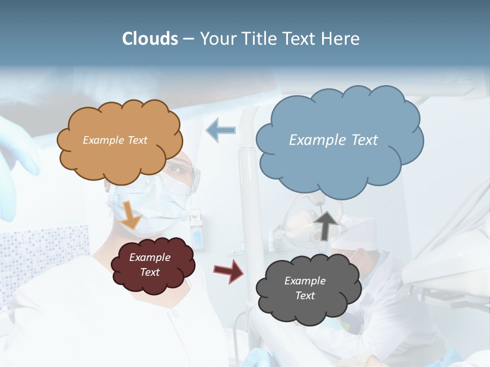 Bone Blue Periodontal PowerPoint Template