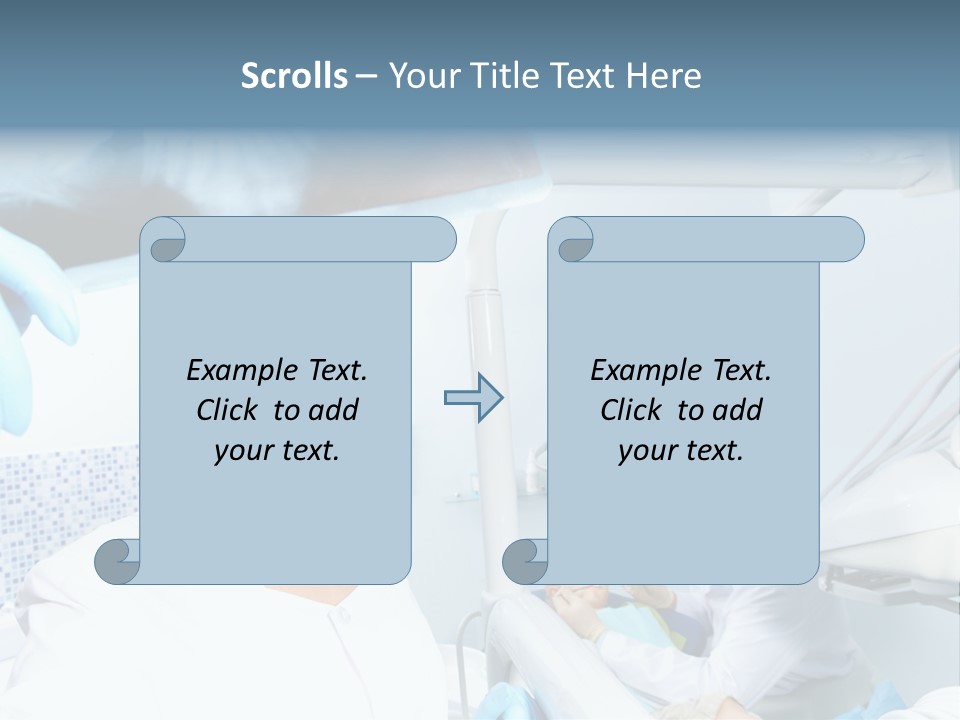 Bone Blue Periodontal PowerPoint Template