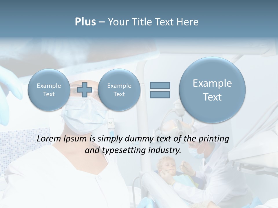 Bone Blue Periodontal PowerPoint Template