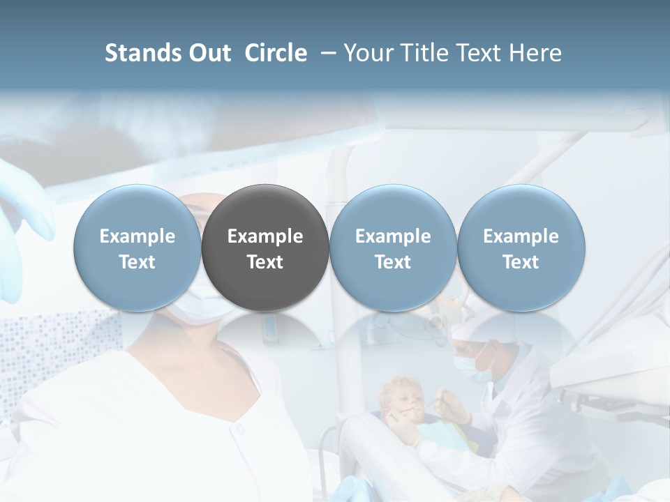 Bone Blue Periodontal PowerPoint Template