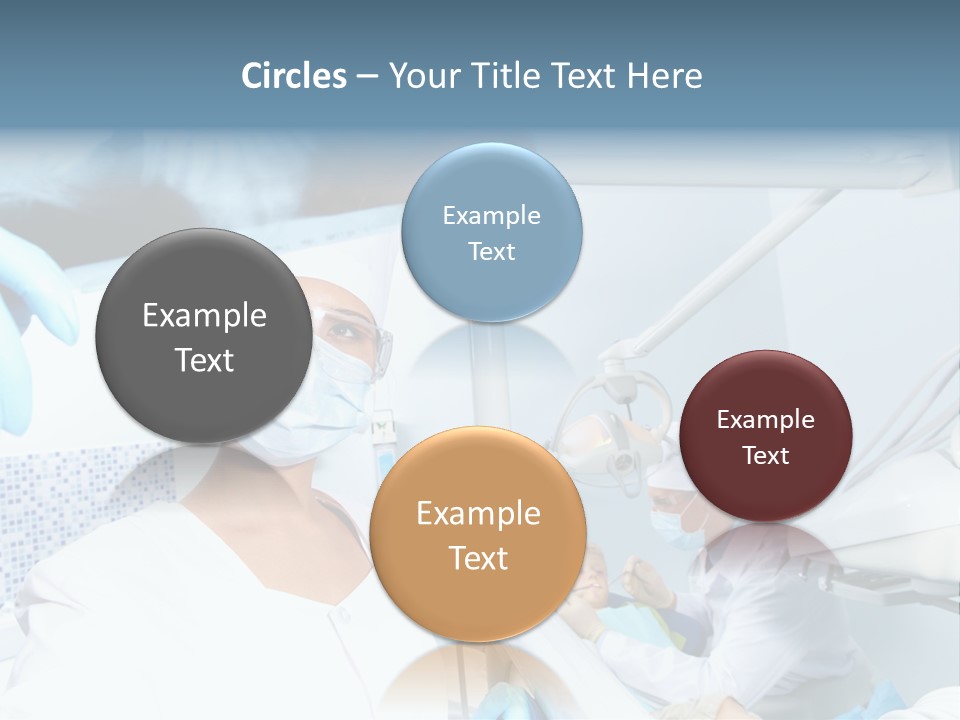 Bone Blue Periodontal PowerPoint Template