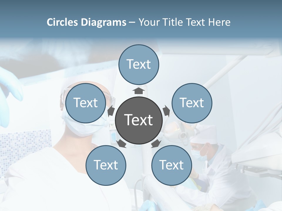 Bone Blue Periodontal PowerPoint Template