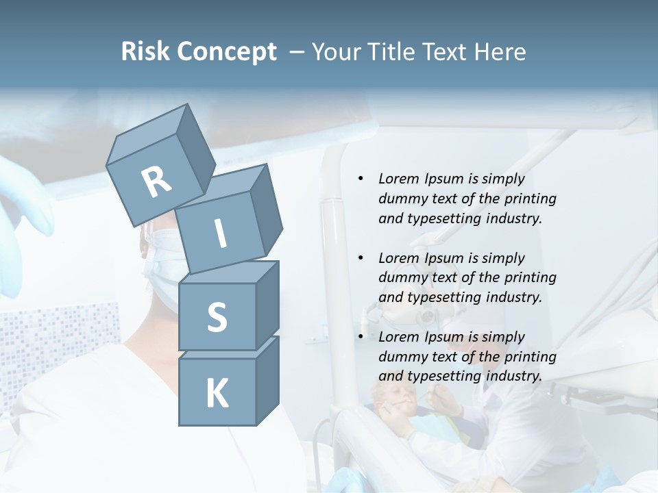 Bone Blue Periodontal PowerPoint Template