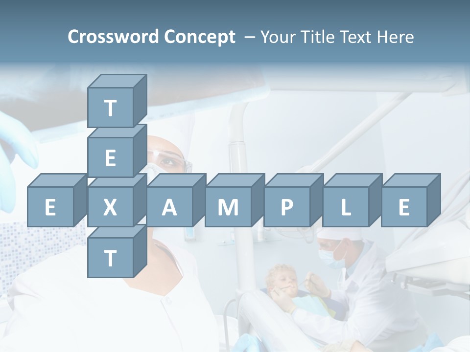 Bone Blue Periodontal PowerPoint Template