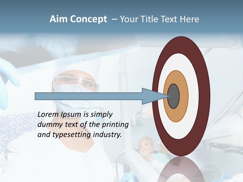 Bone Blue Periodontal PowerPoint Template
