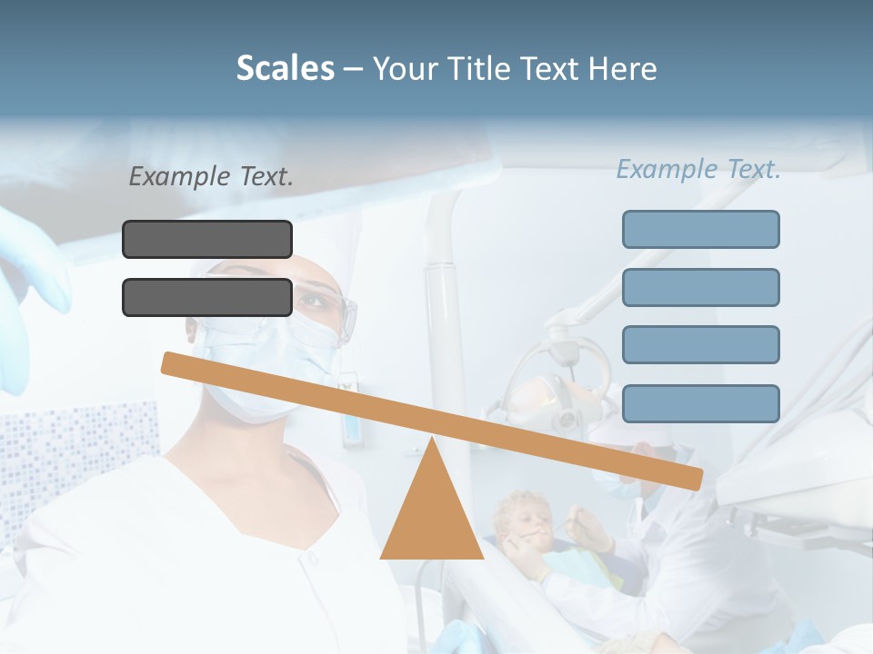 Bone Blue Periodontal PowerPoint Template