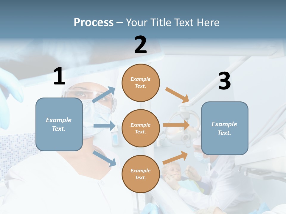 Bone Blue Periodontal PowerPoint Template