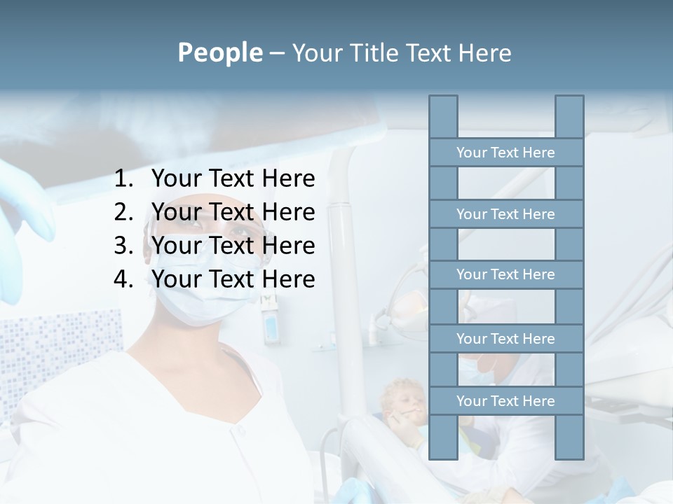 Bone Blue Periodontal PowerPoint Template