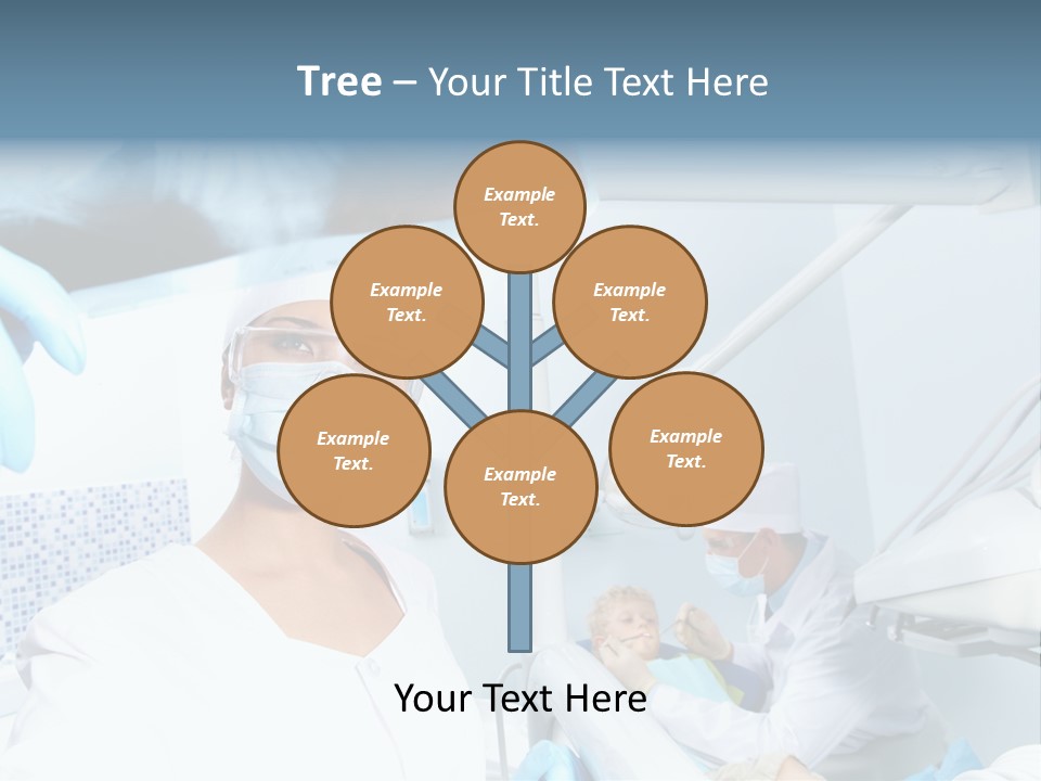 Bone Blue Periodontal PowerPoint Template