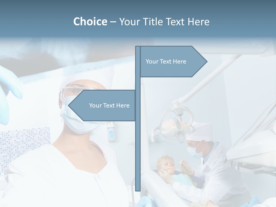Bone Blue Periodontal PowerPoint Template