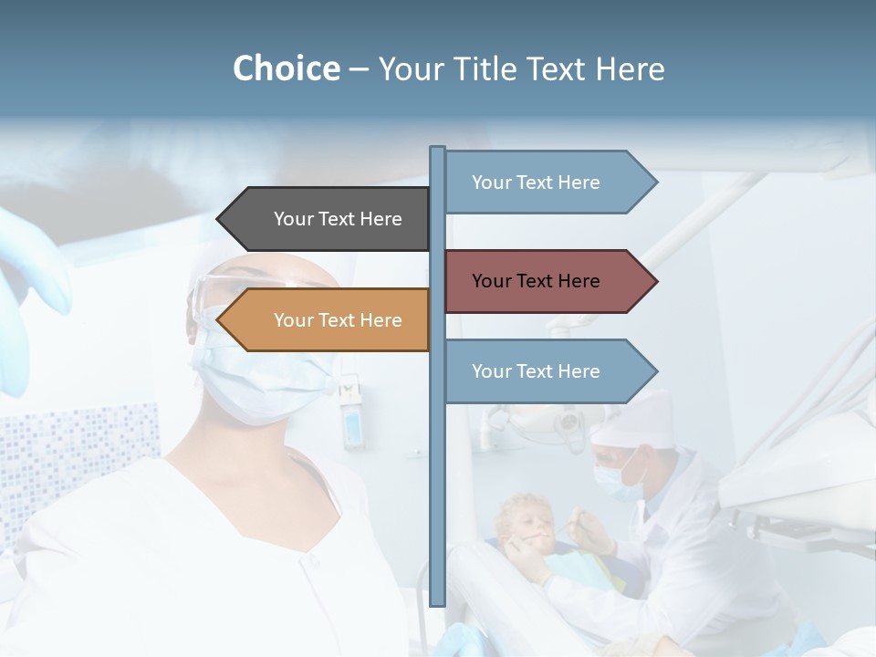 Bone Blue Periodontal PowerPoint Template