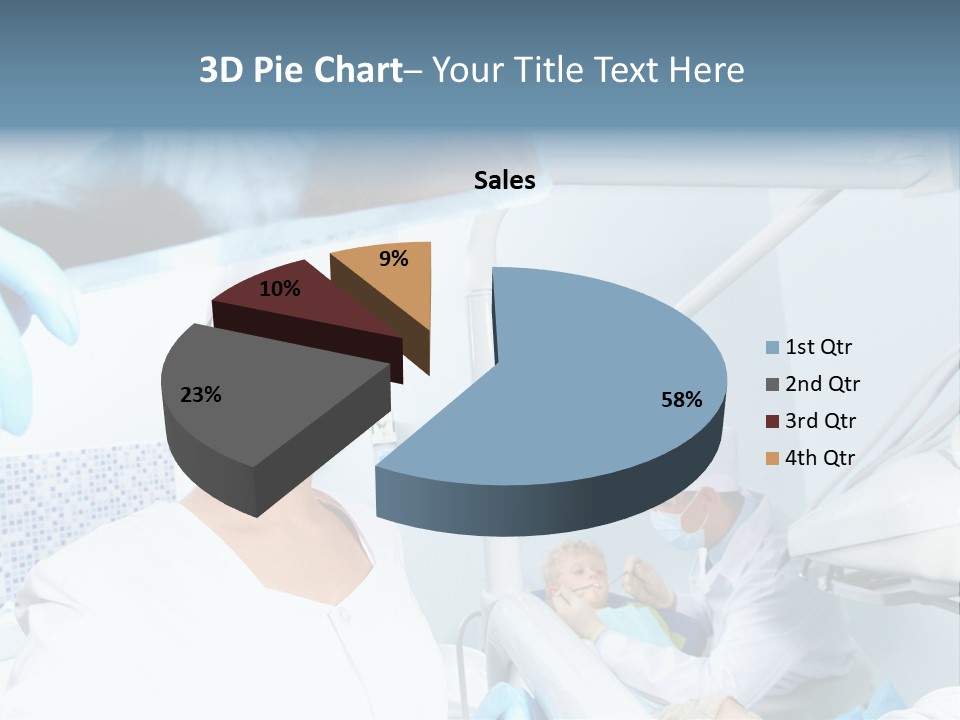 Bone Blue Periodontal PowerPoint Template