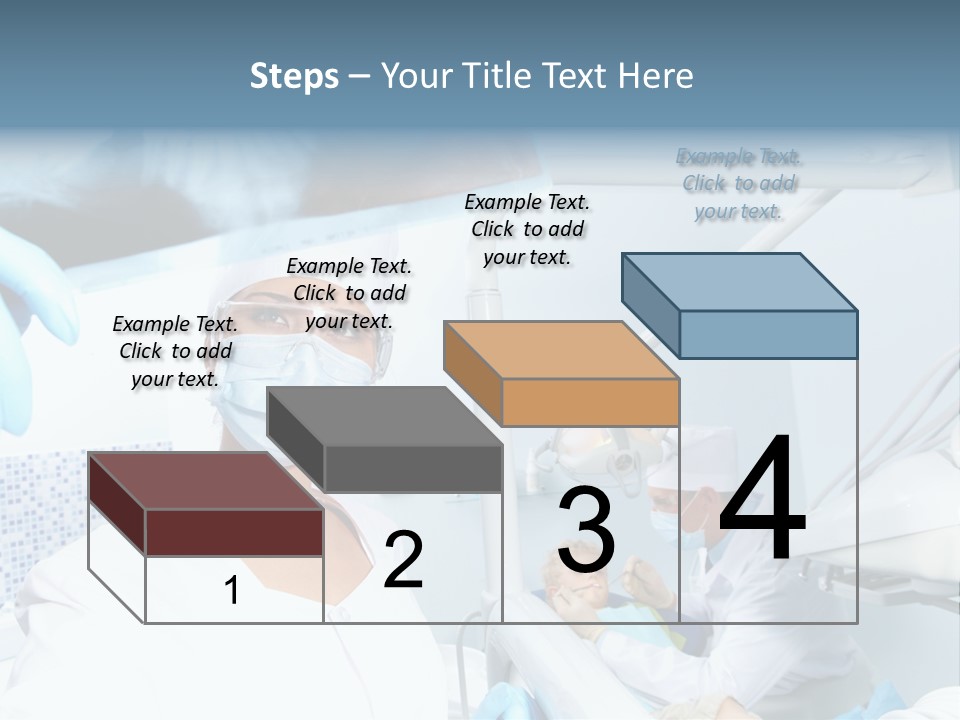 Bone Blue Periodontal PowerPoint Template