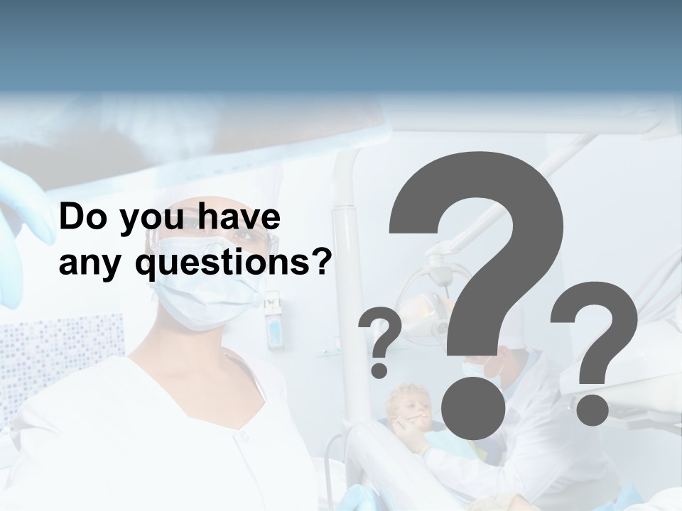 Bone Blue Periodontal PowerPoint Template