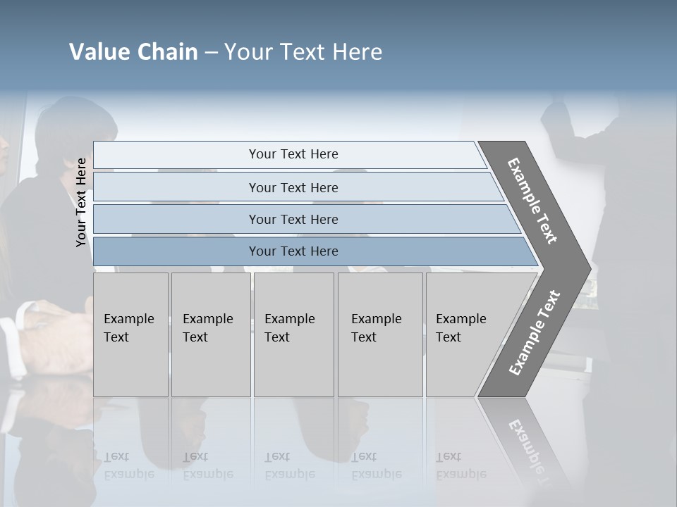 Blue Plan Job PowerPoint Template