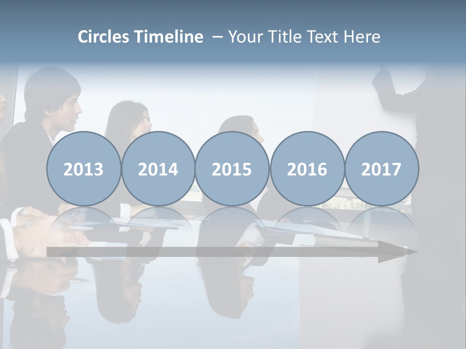 Blue Plan Job PowerPoint Template