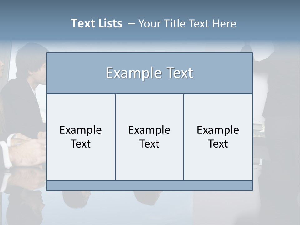 Blue Plan Job PowerPoint Template