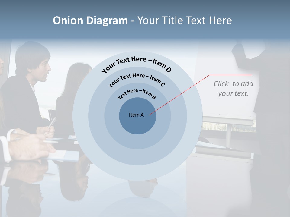 Blue Plan Job PowerPoint Template