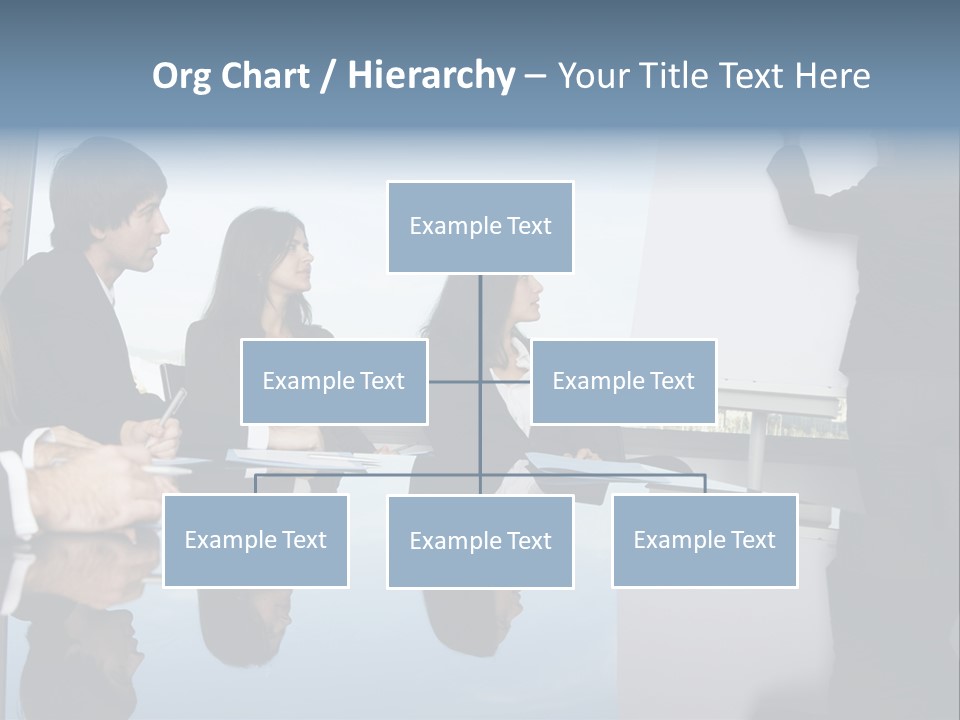 Blue Plan Job PowerPoint Template