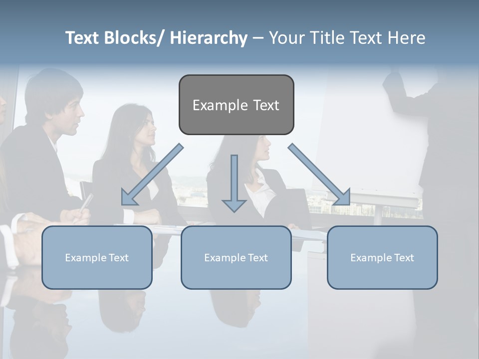 Blue Plan Job PowerPoint Template