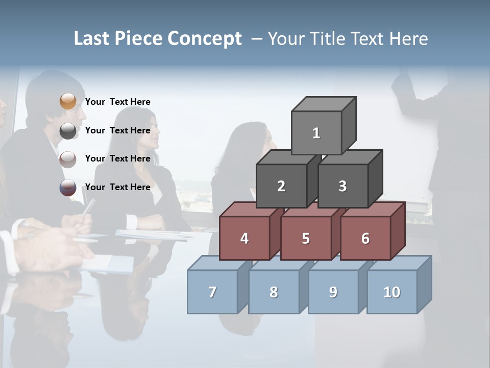 Blue Plan Job PowerPoint Template