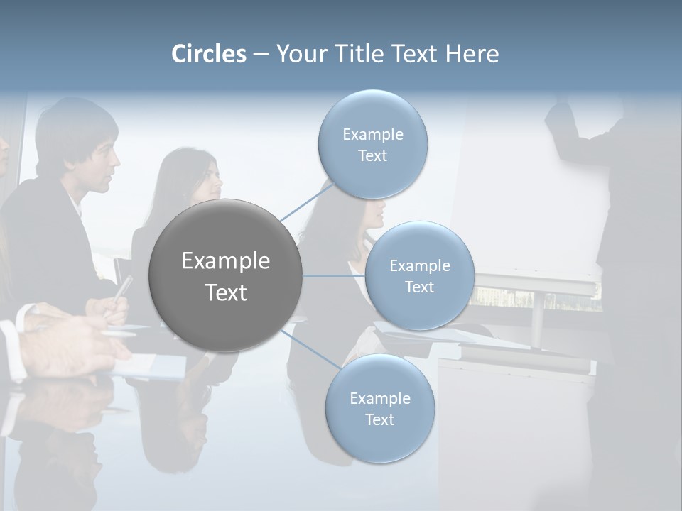 Blue Plan Job PowerPoint Template