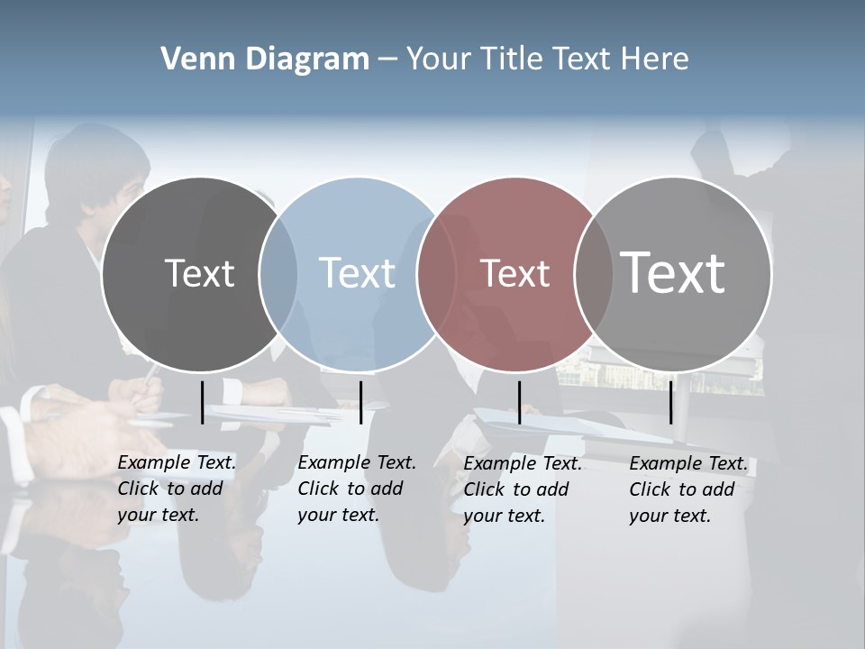 Blue Plan Job PowerPoint Template